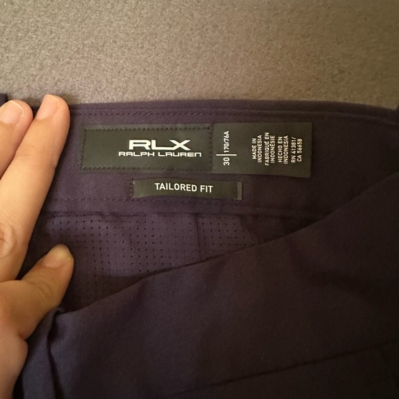 NWT Ralph Lauren X Men’s Golf Shorts Navy Blue - Picture 8 of 9